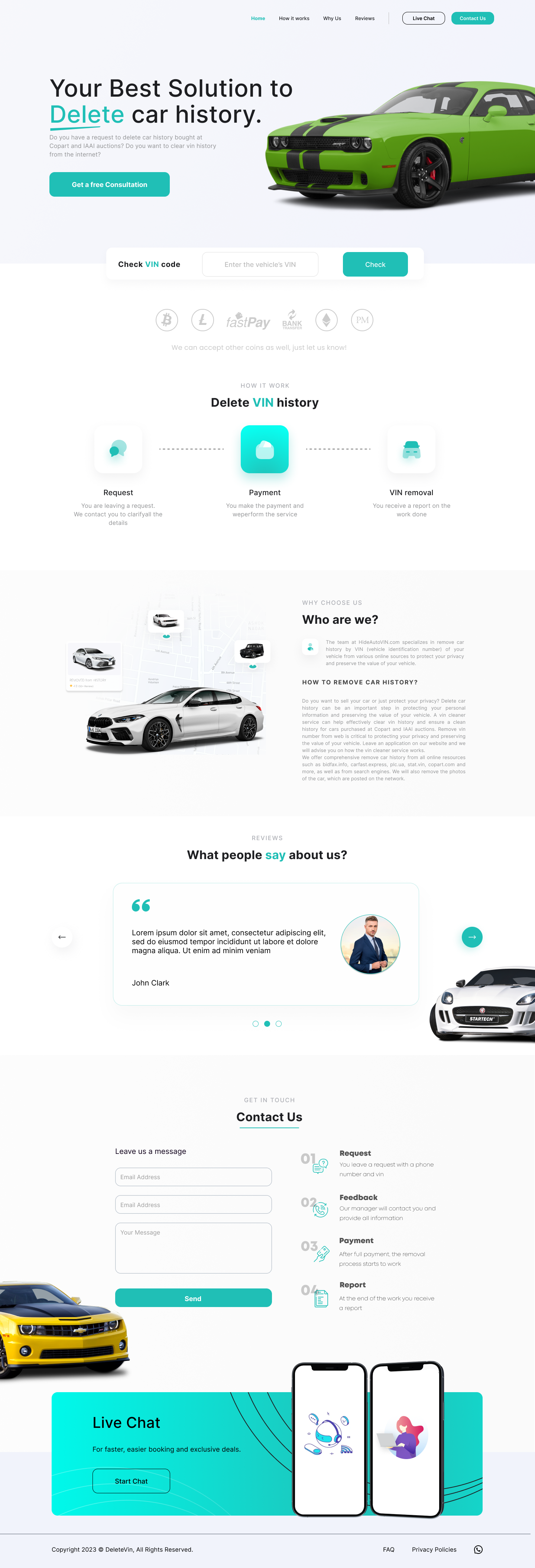 VinHide Landing Page